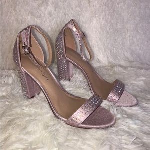 Madden Girl Womens Beella Metallic Night Sz 9